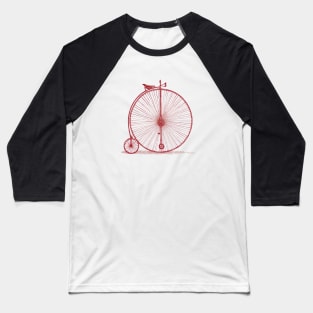 Penny-farthing - red Baseball T-Shirt